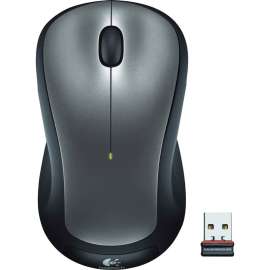 Logitech M310 Wireless Mouse, 2.4 GHz with USB Nano Receiver, 1000 DPI Optical Tracking, 18 Month Battery, Ambidextrous, Compatible with PC, Mac, Laptop, Chromebook (SILVER), Optical, Wireless, Radio Frequency, 2.40 GHz