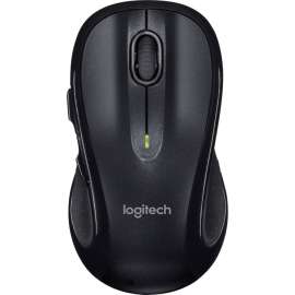 Logitech M510 Wireless Mouse, 2.4 GHz with USB Unifying Receiver, 1000 DPI Laser-Grade Tracking, 7-Buttons, 24-Months Battery Life, PC / Mac / Laptop (Black), Optical, Wireless, Radio Frequency, 2.40 GHz