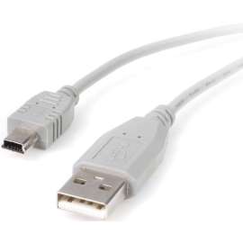 StarTech.com Mini USB 2.0 cable, 4 pin USB Type A (M), 5 pin mini-USB Type B (M), ( USB / Hi-Speed USB ), 3 ft