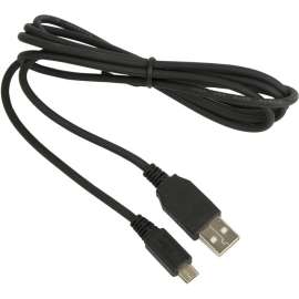 Jabra 14201-26 Micro USB Cable, 4.92 ft USB Data Transfer Cable, First End: Micro USB, Black