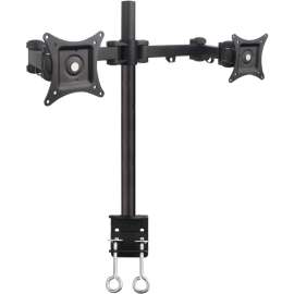 SIIG Articulating Dual Monitor Desk Mount, 13" to 27", Height Adjustable, 2 Display(s) Supported, 13" to 27" Screen Support