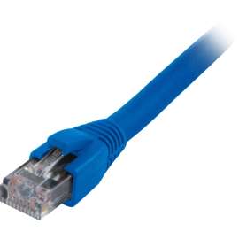 Comprehensive Cable Comprehensive CAT6A Shielded Patch Cable Blue 3ft., 3 ft Category 6a Network Cable for Network Device, First End: 1 x RJ-45 Network, Male, Second End: 1 x RJ-45 Network
