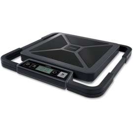 Dymo 100lb Digital USB Shipping Scale, 100 lb / 45 kg Maximum Weight Capacity, 2" Maximum Height Measurement, Black/Silver