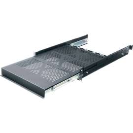 Middle Atlantic 2RU Sliding Rackshelf - 28in Depth - 2U Rack Height x 16.98" Rack Width x 28" Rack Depth - Rack-mountable - Black - 200 lb Maximum Weight Capacity