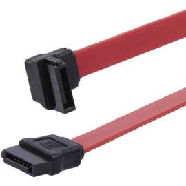 StarTech.com 6in SATA to Left Angle SATA Serial ATA Cable, Make a Left-Angled Connection to your SATA Drive, for Installation in Tight Spaces, 6in sata cable, 6" sata cable, left angle sata cable