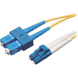 Tripp Lite 7M Duplex Singlemode 9/125 Fiber Optic Patch Cable LC/SC 23' 23ft 7 Meter, 23 ft Fiber Optic Network Cable for Network Device, Patch Panel, Switch, First End: 2 x LC Network, Male, Second End: 2 x SC Network