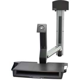 Ergotron Restricted Ergotron StyleView Multi Component Mount for CPU, Flat Panel Display, Mouse, Keyboard - 24" Screen Support - 32 lb Load Capacity - 75 x 75, 100 x 100 - VESA Mount Compatible