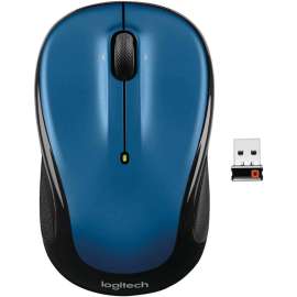 Logitech M325 Wireless Mouse, 2.4 GHz with USB Unifying Receiver, 1000 DPI Optical Tracking, 18-Month Life Battery, PC / Mac / Laptop / Chromebook (NEW BLUE), Optical, Wireless, Radio Frequency, 2.40 GHz