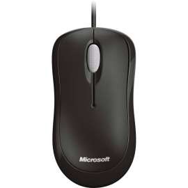 Microsoft Mouse, Optical, Cable, Black, USB, PS/2
