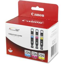 Canon CLI-226 Original Ink Cartridge, Inkjet, Cyan, Magenta, Yellow, 1 Each