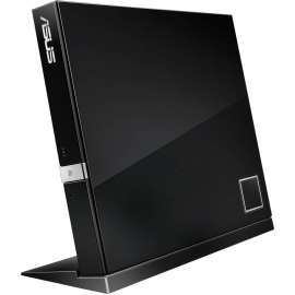 Asus SBW-06D2X-U Blu-ray Writer, External, Black, BD-R/RE Support, 24x CD Read/24x CD Write/16x CD Rewrite