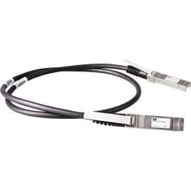 HPE X240 10G SFP+ to SFP+ 1.2m Direct Attach Copper Cable, 3.94 ft SFP+ Network Cable for Network Device, First End: SFP+ Network, Second End: SFP+ Network, Black
