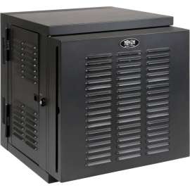 Tripp Lite 12U Wall Mount Rack Enclosure Cabinet Hinged Industrial NEMA, 12U Rack Height x 19" Rack Width, Wall Mountable, Black, 200 lb Static/Stationary Weight Capacity