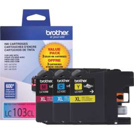 Brother Innobella LC1033PKS Original Ink Cartridge, Inkjet, High Yield, 600 Pages Cyan, 600 Pages Magenta, 600 Pages Yellow, Cyan, Magenta, Yellow