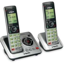 At&T VTech CS6629-2 DECT 6.0 1.90 GHz Cordless Phone, Cordless, 1 x Phone Line, 2 x Handset, Speakerphone