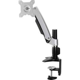 Amer Mounts Articulating Single Monitor Arm for 15"-26" LCD/LED Flat Panel Screens, Supports up to 22lb monitors, +90/- 20 degree tilt and VESA 75/100