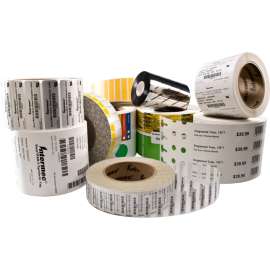 Intermec Duratran II Label, 4" Width x 3" Length, Permanent Adhesive, Rectangle, Thermal Transfer