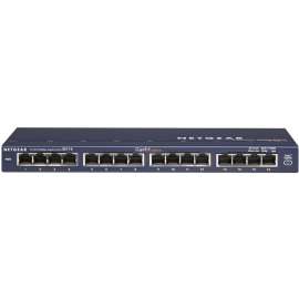 Netgear ProSafe GS116 16-port Gigabit Ethernet Switch, 16 x 10/100/1000Base-T