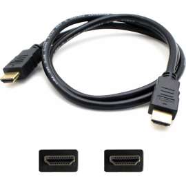 Addon 10ft HDMI 1.4 Male to HDMI 1.4 Male Black Cable Which Supports Ethernet Channel For Resolution Up to 4096x2160 (DCI 4K), 100% compatible and guaranteed to work