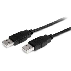 StarTech.com 2m USB 2.0 A to A Cable, M/M, Connect USB 2.0 devices to a USB hub or to your computer, usb a male to a male cable, 2m usb 2.0 aa cable