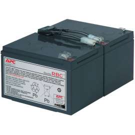 APC by Schneider Electric Replacement Battery Cartridge #6, 12 V DC, Lead Acid, Hot Swappable, 3 Year Minimum Battery Life