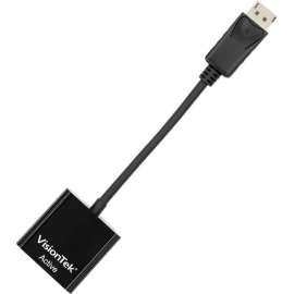 VisionTek DisplayPort to VGA Active Adapter (M/F), DisplayPort to VGA Active adapter, DP to VGA Adapter Male to Female 5 inch Active (1920x1080) 60 Hz