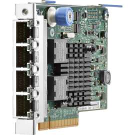 HPE Ethernet 1Gb 4-Port 366FLR Adapter, PCI Express x4, 4 Port(s), 4 x Network (RJ-45), Twisted Pair