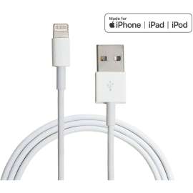 4XEM 3FT 1M charging data and sync Cable For Apple iPhone 5 5s 6 6s 6plus 7 7plus, Lightning to USB data sync cable forApple iPad, iPhone, iPod 3 FT 1 x Lightning Male Proprietary Connector, 1 x Type A Male USB