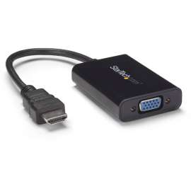 StarTech.com HDMI to VGA Video Adapter Converter with Audio for Desktop PC / Laptop / Ultrabook