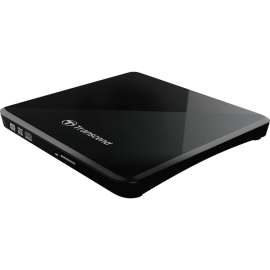 Transcend DVD-Writer, External, DVD-RAM/R/RW Support, 24x CD Read/24x CD Write/24x CD Rewrite, 8x DVD Read/8x DVD Write/8x DVD Rewrite