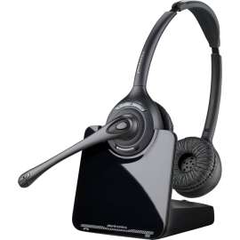 Poly Plantronics CS520XD Series Wireless Headset System - Stereo - Wireless - 350 ft - Over-the-head - Binaural - Supra-aural - Noise Cancelling Microphone - Noise Canceling