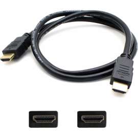 Addon 6ft HDMI 1.4 Male to HDMI 1.4 Male Black Cable For Resolution Up to 4096x2160 (DCI 4K), 100% compatible and guaranteed to work