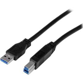 StarTech.com 1m (3ft) Certified SuperSpeed USB 3.0 A to B Cable, M/M, Connect your USB 3.0 devices, with this high-quality USB 3.0 certified cable, USB 3.0 Cable, USB 3.0 Cord