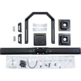 Ergotron Crossbar for Flat Panel Display - Black - 17" to 24" Screen Support - 36 lb Load Capacity - 50 x 50, 100 x 100 - VESA Mount Compatible