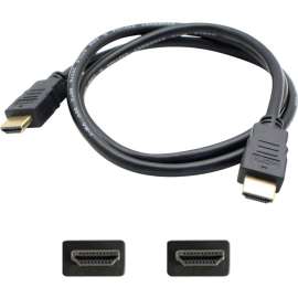Addon 5PK 15ft HDMI 1.3 Male to HDMI 1.3 Male Black Cables For Resolution Up to 2560x1600 (WQXGA), 100% compatible and guaranteed to work