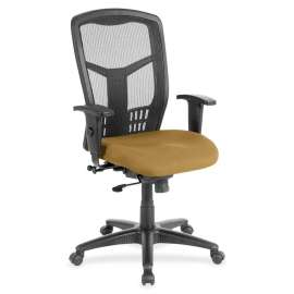 Lorell Ergomesh Executive High-Back Swivel Chair