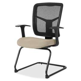 Lorell ErgoMesh Series Mesh Side Arm Guest Chair