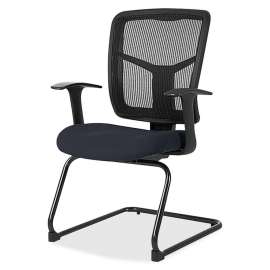 Lorell ErgoMesh Series Mesh Side Arm Guest Chair