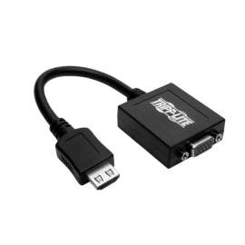 Tripp Lite 6in HDMI to VGA Adapter Converter with Audio Video for Ultrabook / Laptop / Desktop 6", 1920x1200/1080P