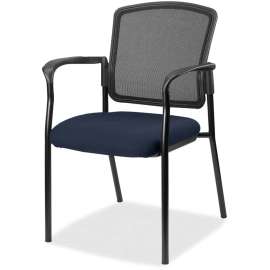 Lorell Guest, Meshback/Black Frame Chair