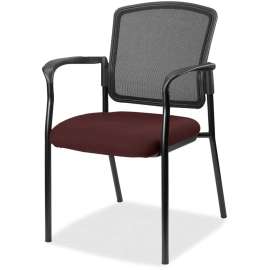 Lorell Guest, Meshback/Black Frame Chair