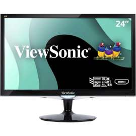 ViewSonic VX2452MH 24" 1080p 2ms Monitor with HDMI, VGA and DVI, 24" Monitor, TN Panel, 1920 x 1080p Resolution, 300 Nit