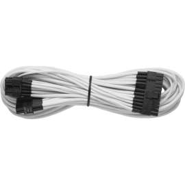Corsair Individually Sleeved AX 860/760 ATX 24pin (Generation 2), White, For Power Supply, White, 2 ft Cord Length, 1