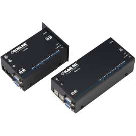Black Box Corporatio Black Box ServSwitch Wizard USB KVM Extender with Dual-Head VGA and Audio - 984.25 ft Range - WUXGA - 1920 x 1200 Maximum Video Resolution - 4 x Network (RJ-45) - 5 x USB - 6 x VGA - 110 V AC, 220 V AC Input Voltage