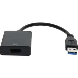 AddOn USB 3.0 (A) Male to HDMI 1.3 Female Adapter Including 1ft Cable, 100% compatible and guaranteed to work