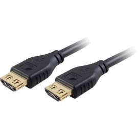 Comprehensive Cable Comprehensive MicroFlex Pro AV/IT Series High Speed HDMI Cable with ProGrip Jet Black 1.5ft, 1.50 ft HDMI A/V Cable for Audio/Video Device, First End: 1 x HDMI 2.0 Digital Audio/Video, Male, Second End: 1 x HDMI 2.0 Digital Audio/Video
