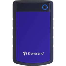 Transcend StoreJet TS2TSJ25H3B 2 TB Portable Rugged Hard Drive, 2.5" External, SATA, Blue, USB 3.0