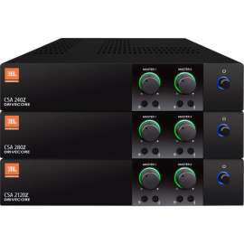Harman JBL Commercial Commercial 280Z Amplifier - 160 W RMS - 2 Channel - Black - 65 W - Ethernet