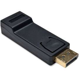 Tripp Lite DisplayPort to HDMI Video Adapter Converter Compact 1080p M/F, 1 x DisplayPort Male Digital Audio/Video, 1 x HDMI Female Digital Audio/Video, Black