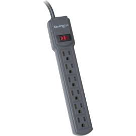 Kensington 6-Outlet Power Strip, 6 x AC Power, 4 ft Cord